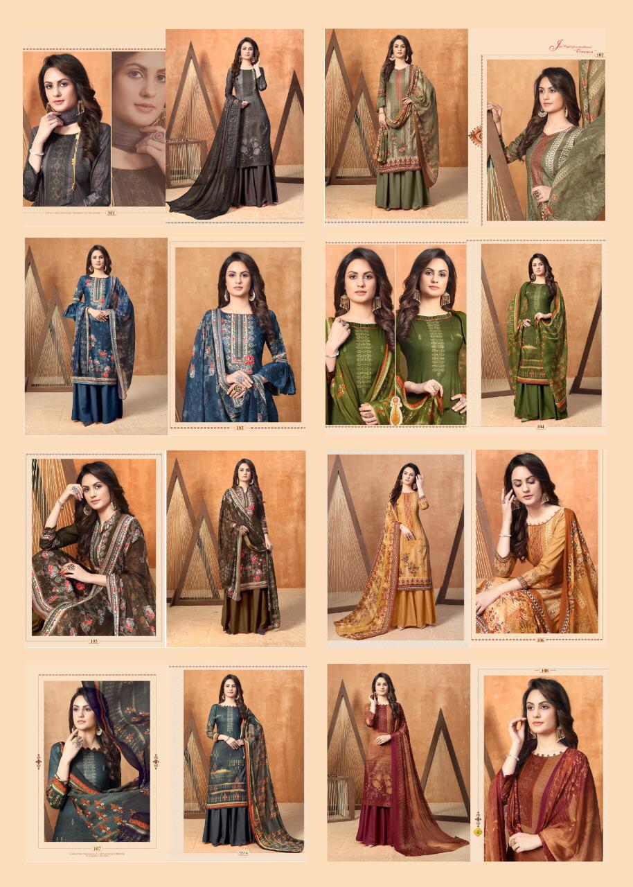Anita Kesariya Noor Latest fancy Regular Wear Pure Cambric Digital Printed Designer Dress Material Collection